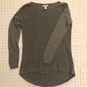 Ann Taylor LOFT Gray High-Neck Sweater